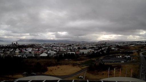 Perlan over Reykjavík - East right now