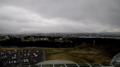 Perlan over Reykjavík - South yesterday
